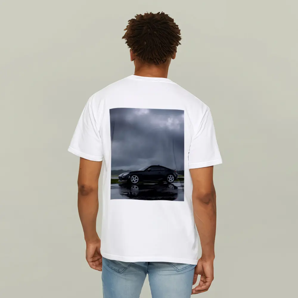 Subaru BRZ Black Wet Tarmac Stormy Sky – T-Shirts