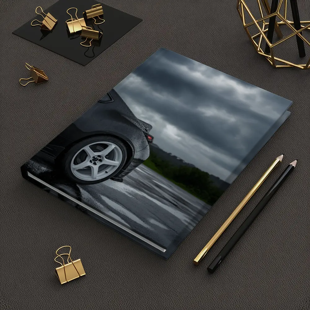 Subaru BRZ Black Wet Rainy Day – Notebooks