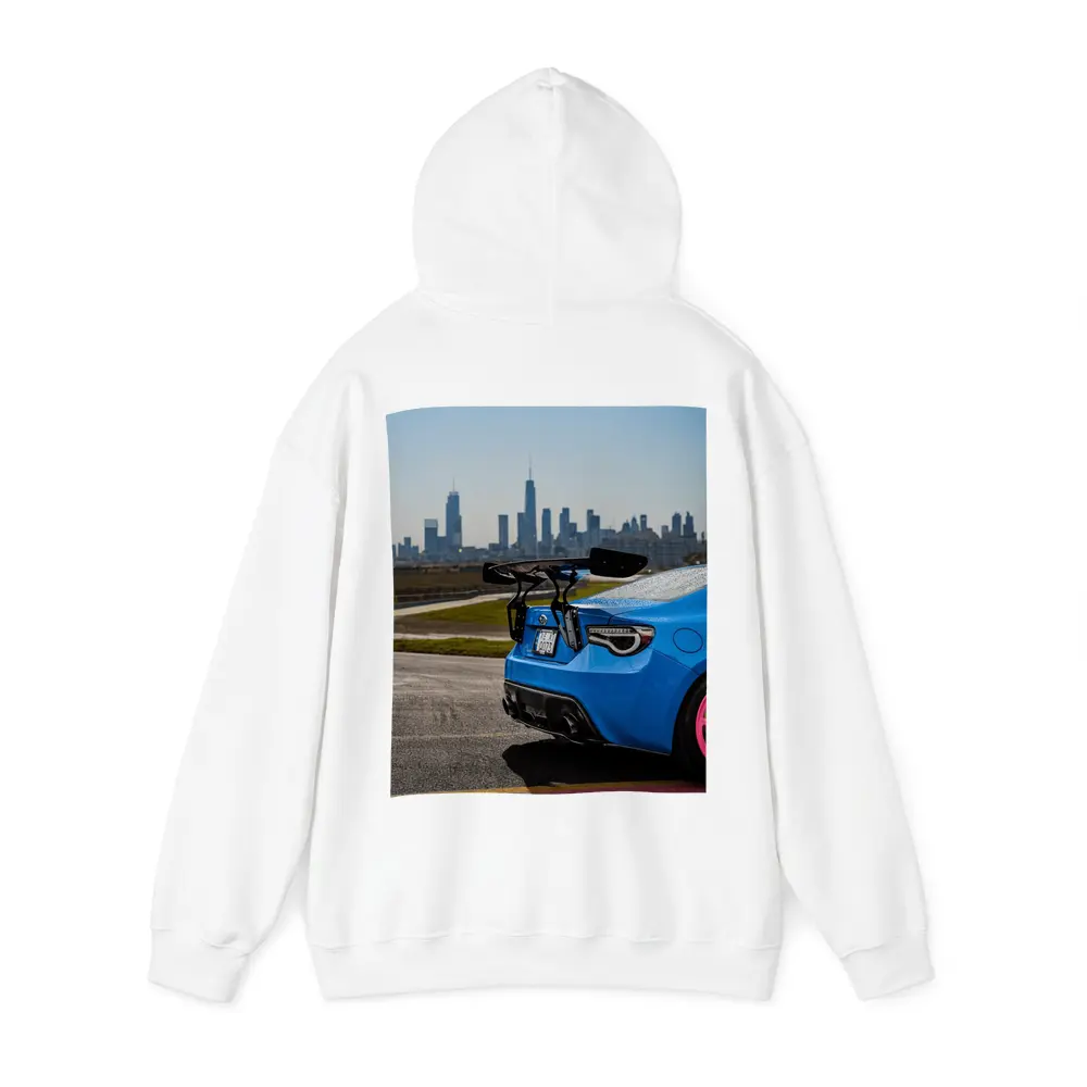 Subaru BRZ Blue City Skyline Track – Hoodies
