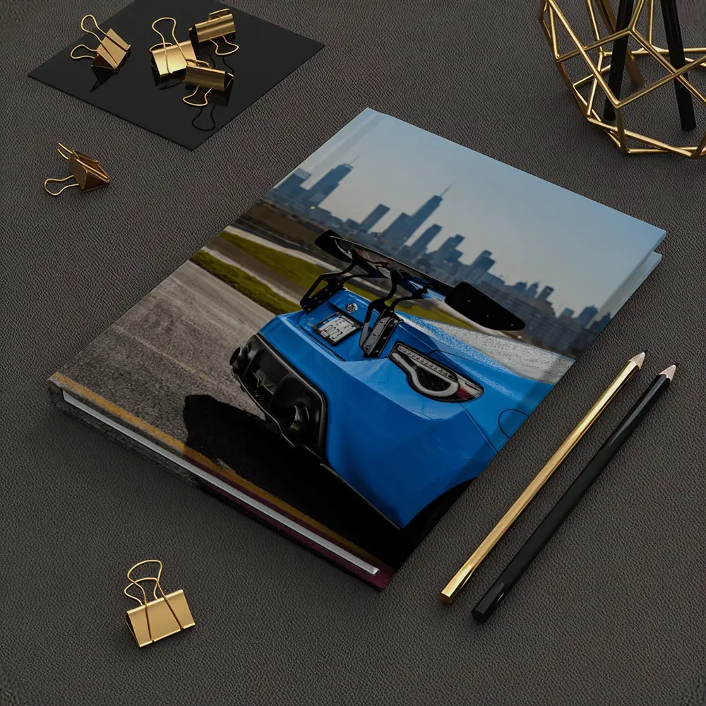 Subaru BRZ Blue City Skyline Track – Notebooks