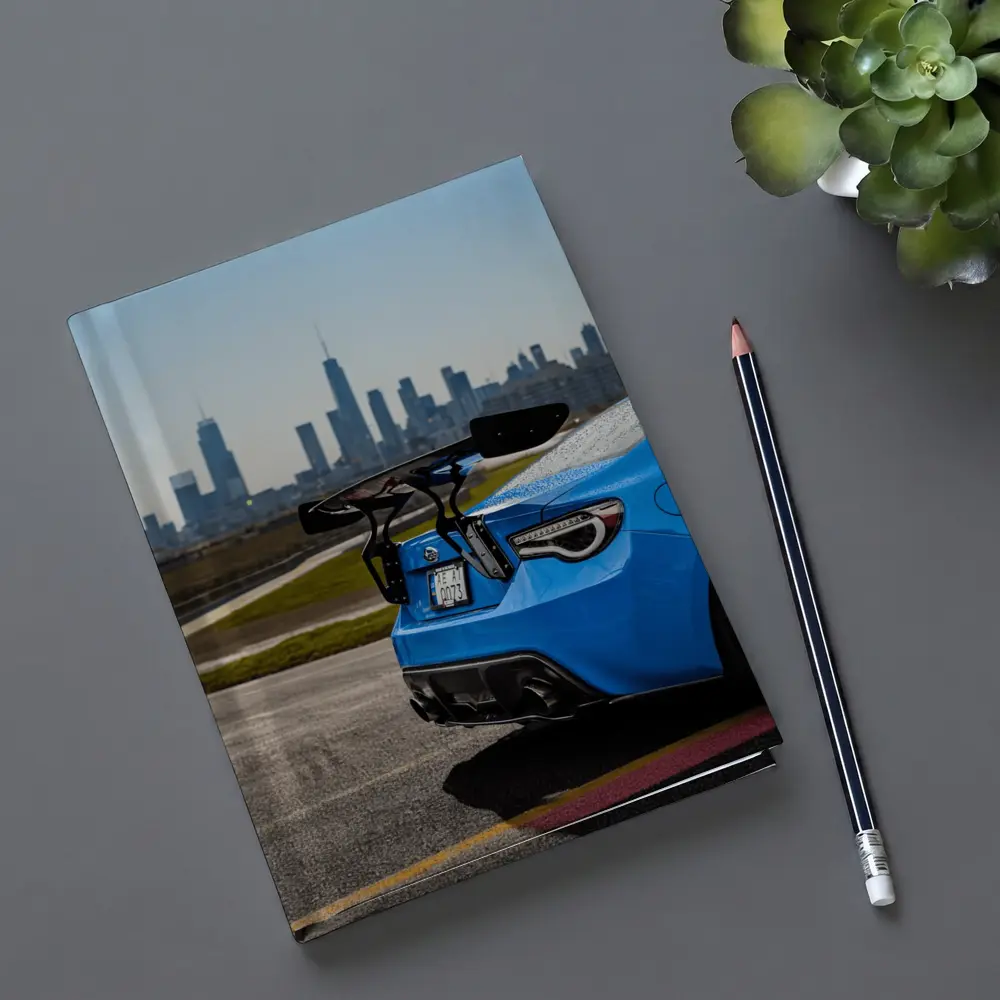 Subaru BRZ Blue City Skyline Track – Notebooks