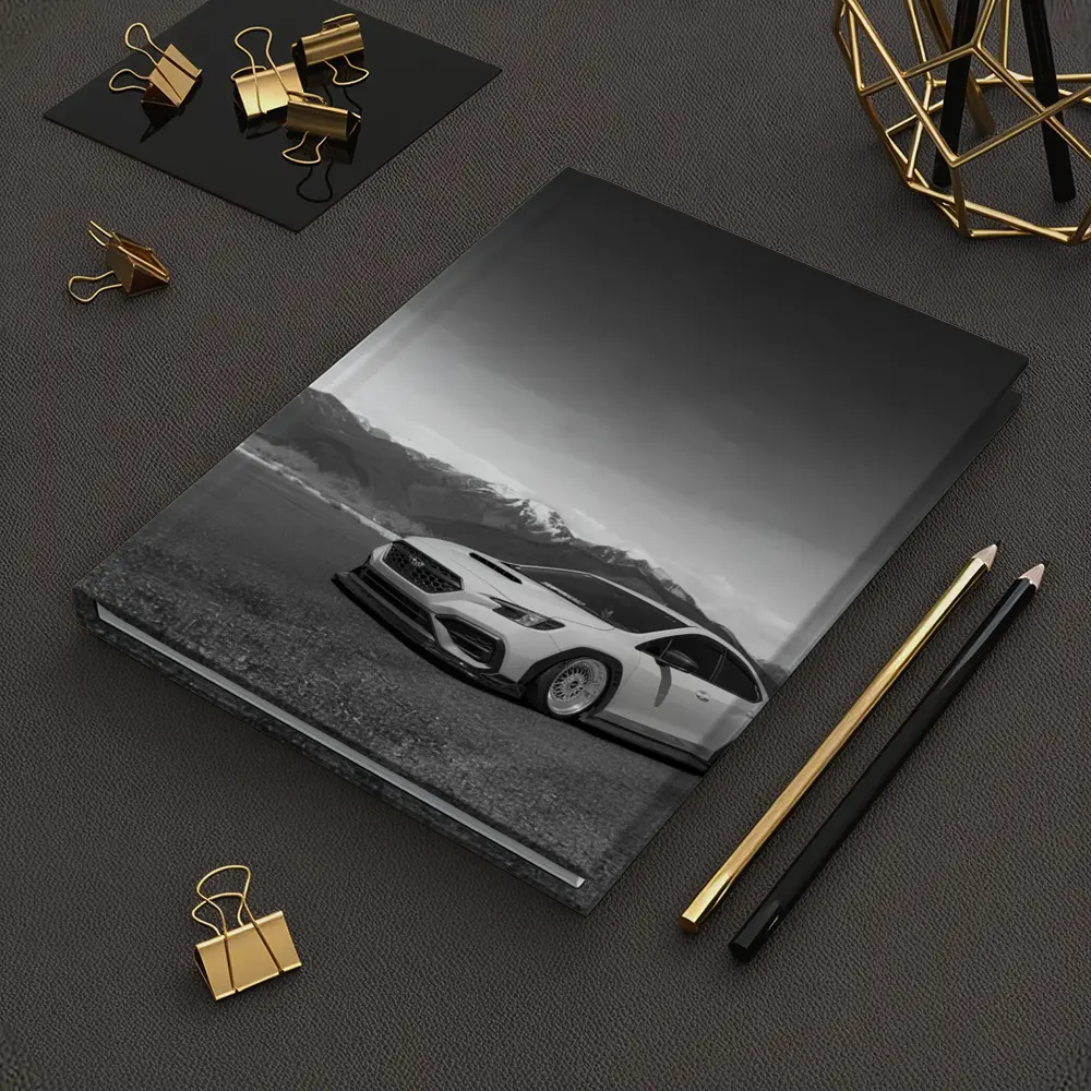 Subaru WRX Slammed Black White Mountains – Notebooks