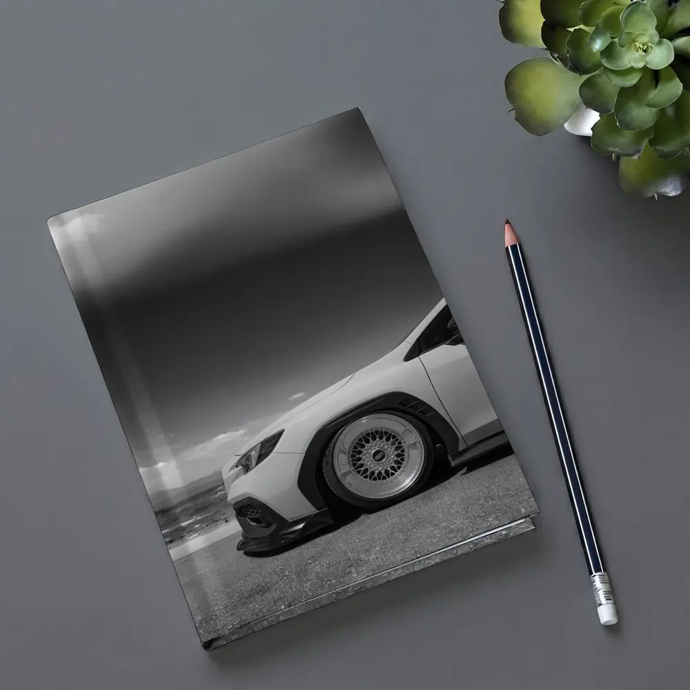 Subaru BRZ Stance Black White Sky – Notebooks