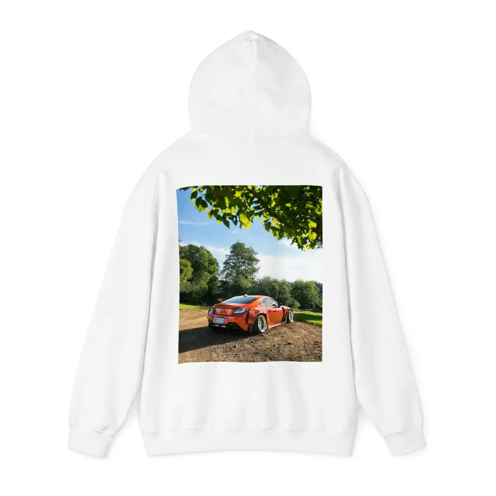 Subaru BRZ Orange Stance Build Dirt Road – Hoodies