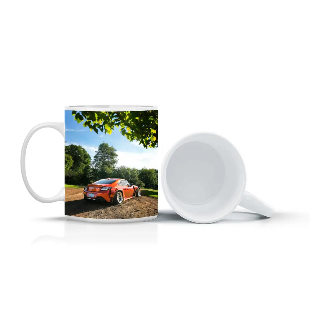 Subaru BRZ Orange Stance Build Dirt Road – Mugs