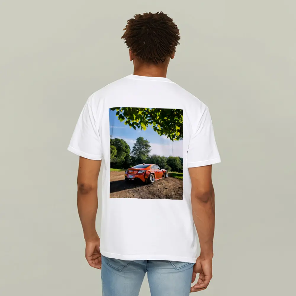 Subaru BRZ Orange Stance Build Dirt Road – T-Shirts