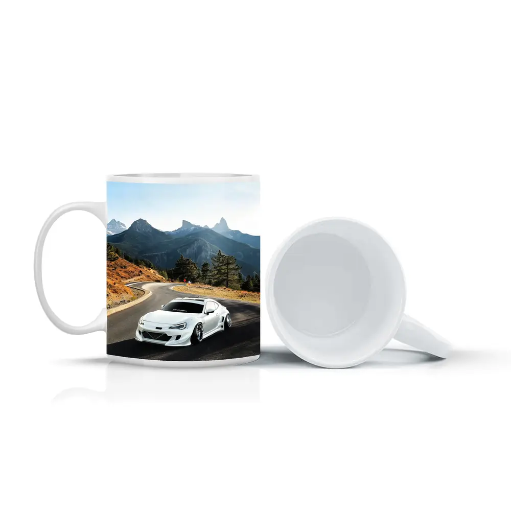 Toyota GT86 White Widebody Mountain Road – Mugs