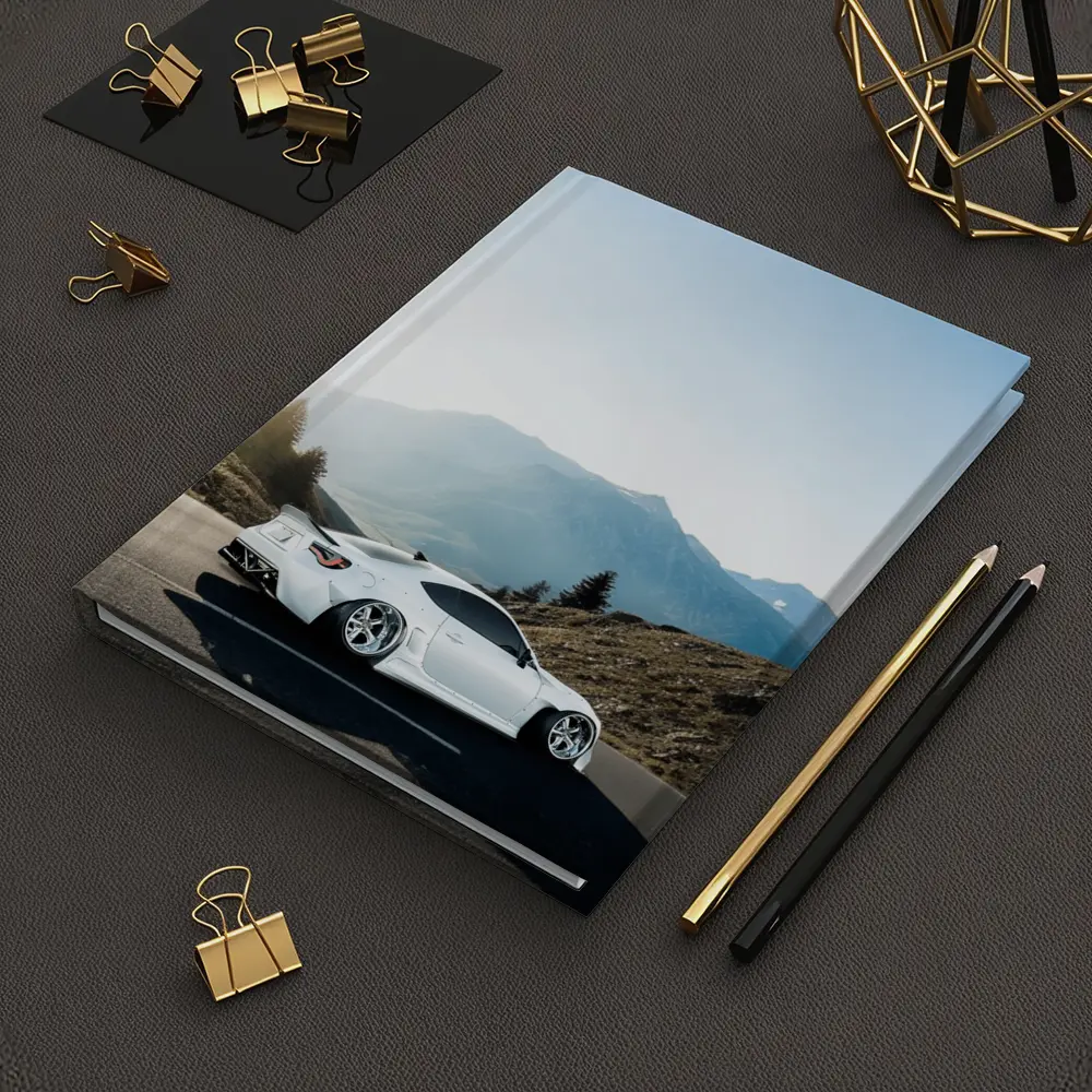Subaru BRZ White Coupe Mountain Road – Notebooks