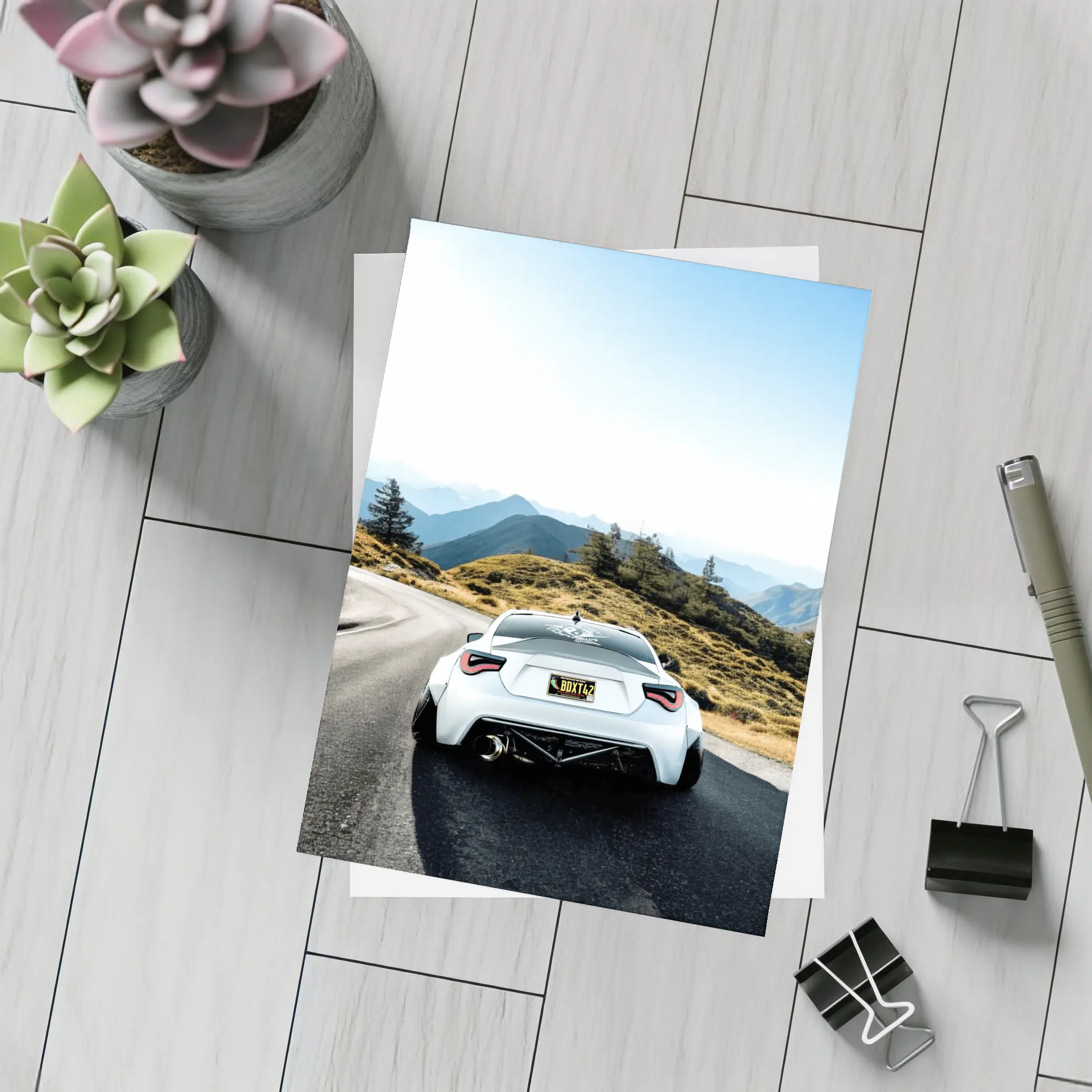 Subaru BRZ White Mountain Road Drive – Postcards
