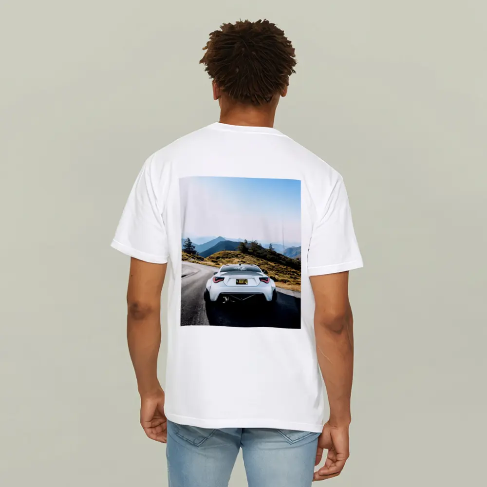 Subaru BRZ White Mountain Road Drive – T-Shirts