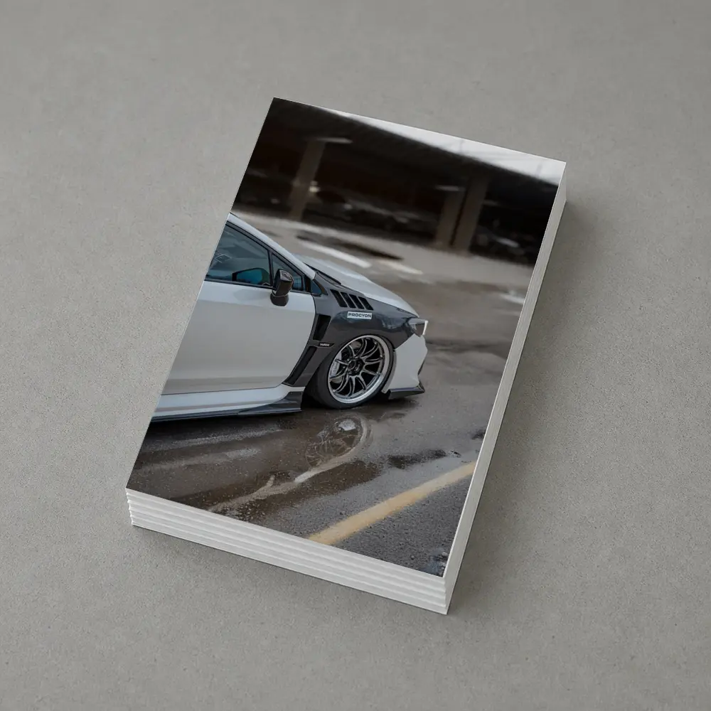 Subaru BRZ Wide Body Wet Parking Lot – Postcards