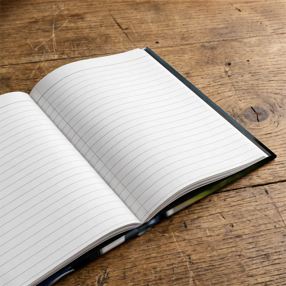 Subaru BRZ Blue Wet Road Stormy Sky – Notebooks