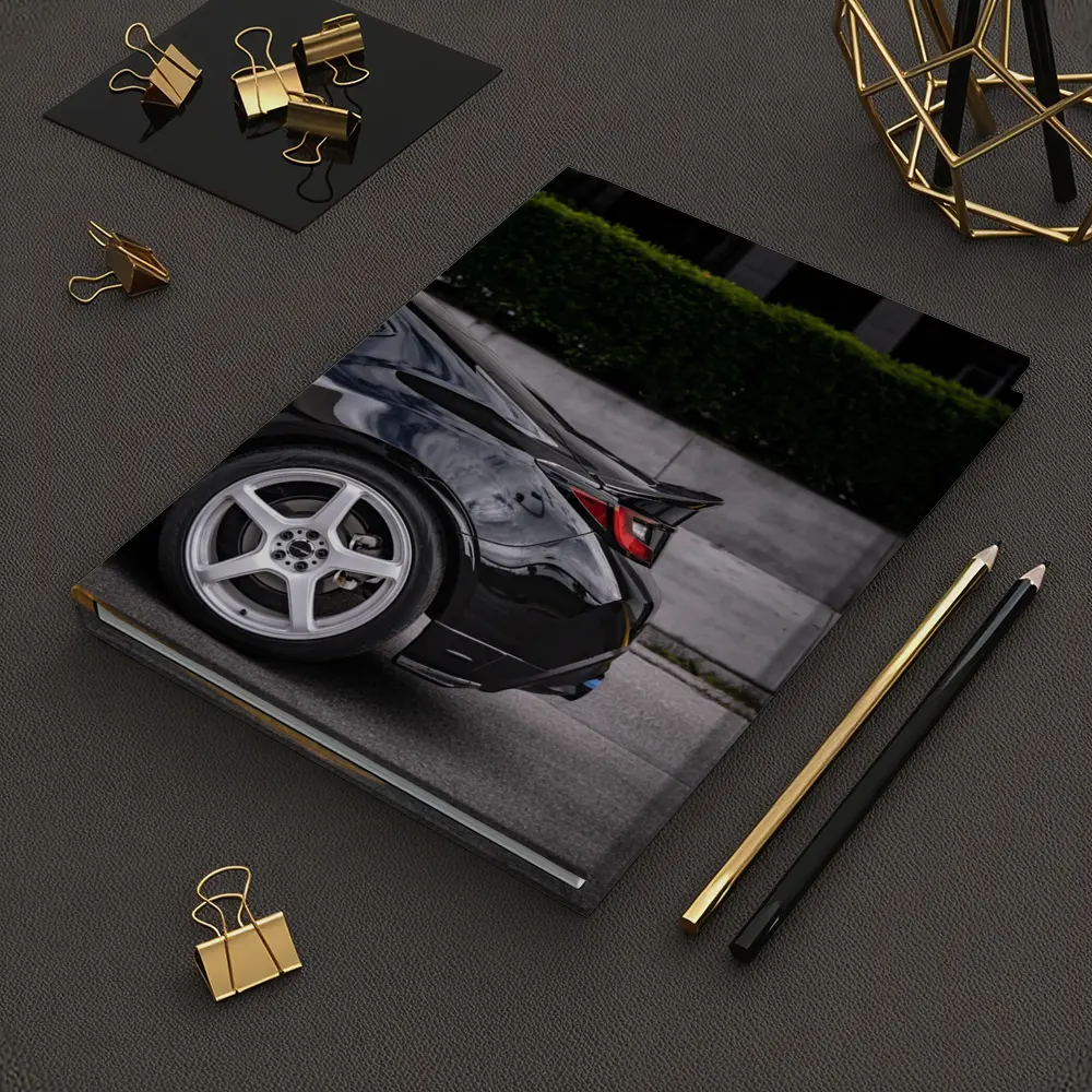 Subaru BRZ Black Coupe Urban Street Setting – Notebooks