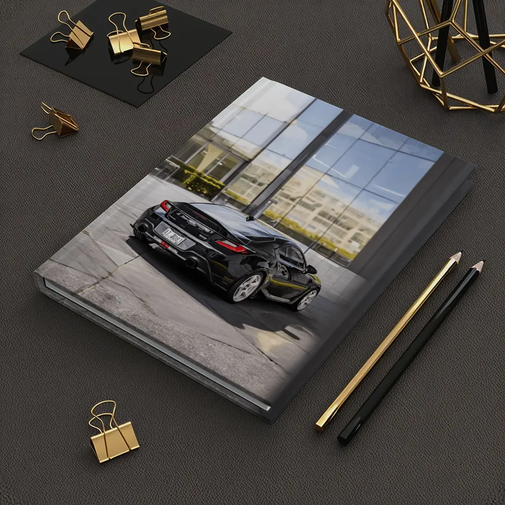 Subaru BRZ Black Coupe Glass Building – Notebooks