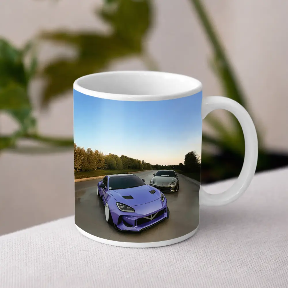 Widebody Subaru BRZ Purple Street Duo – Mugs