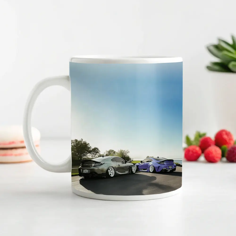 Subaru BRZ Stance Build Coastal Road Shot – Mugs