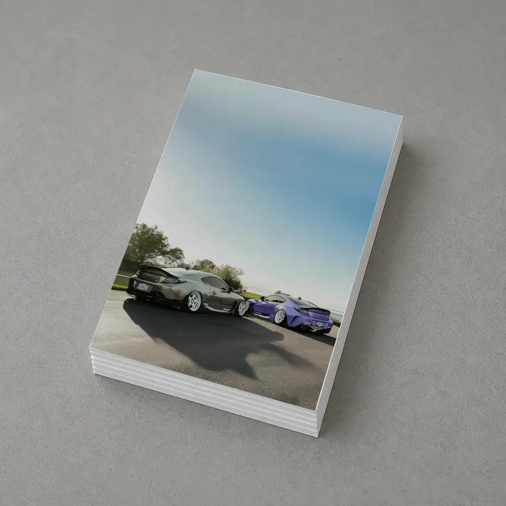 Subaru BRZ Stance Build Coastal Road Shot – Postcards