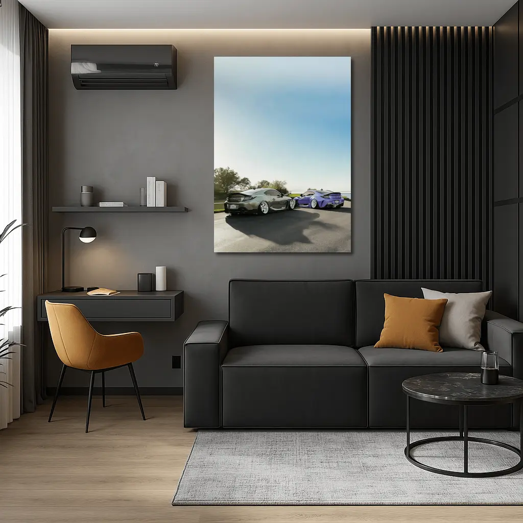 Subaru BRZ Stance Build Coastal Road Shot – Wall Art
