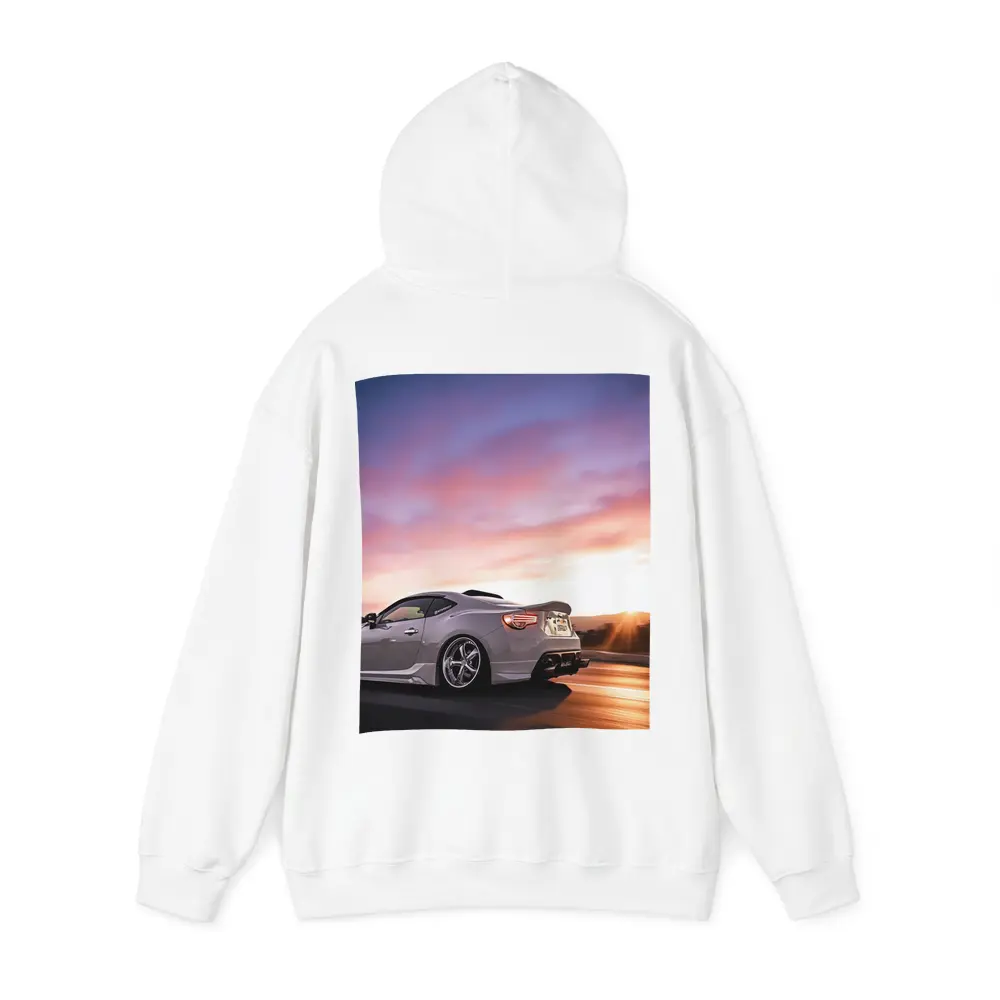 Subaru BRZ Speeding Road Sunset Sky – Hoodies