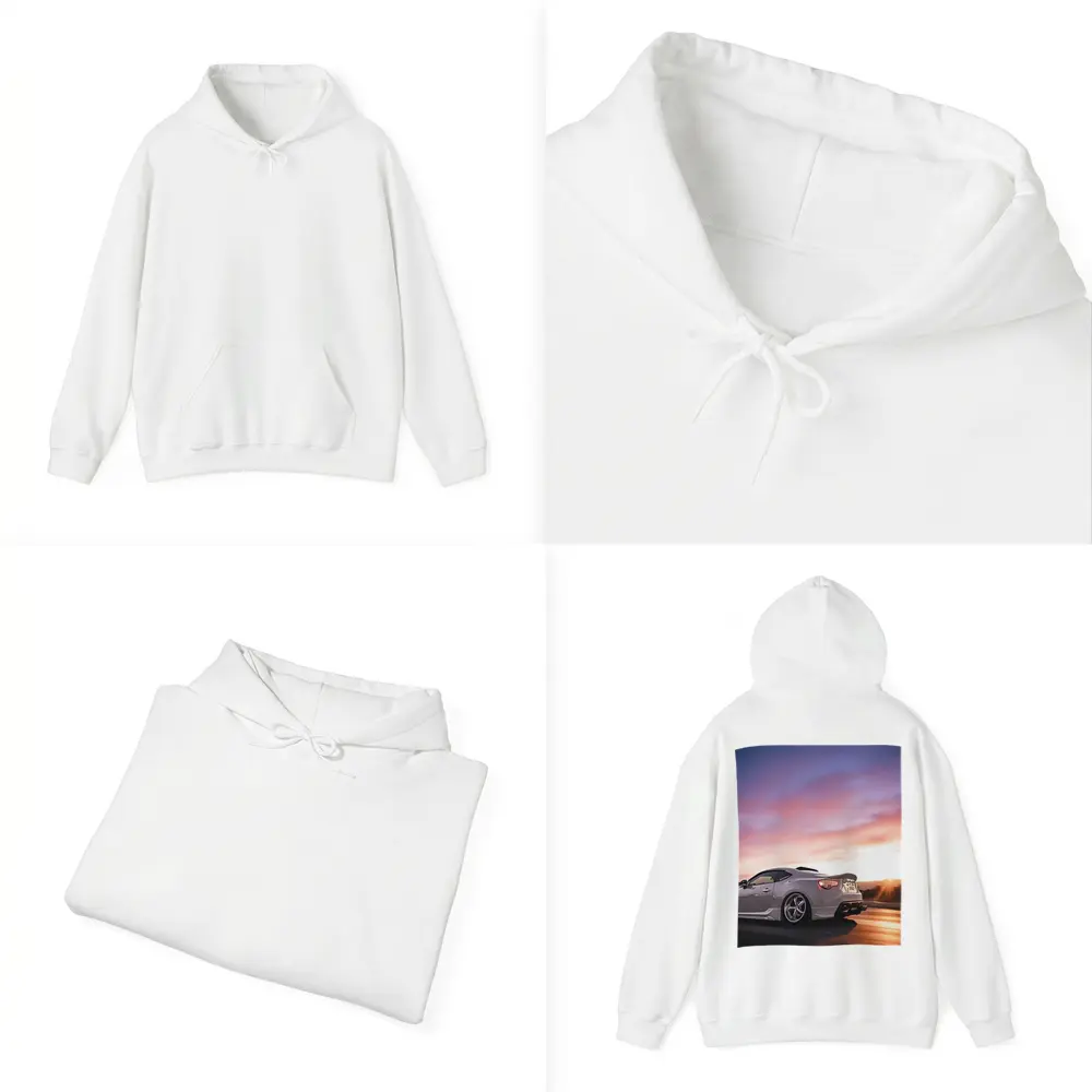 Subaru BRZ Speeding Road Sunset Sky – Hoodies