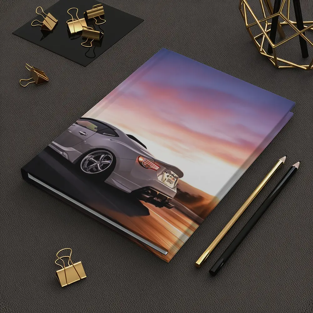 Subaru BRZ Speeding Road Sunset Sky – Notebooks