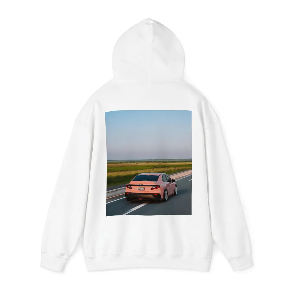 Subaru BRZ Pink Driving Open Highway – Hoodies