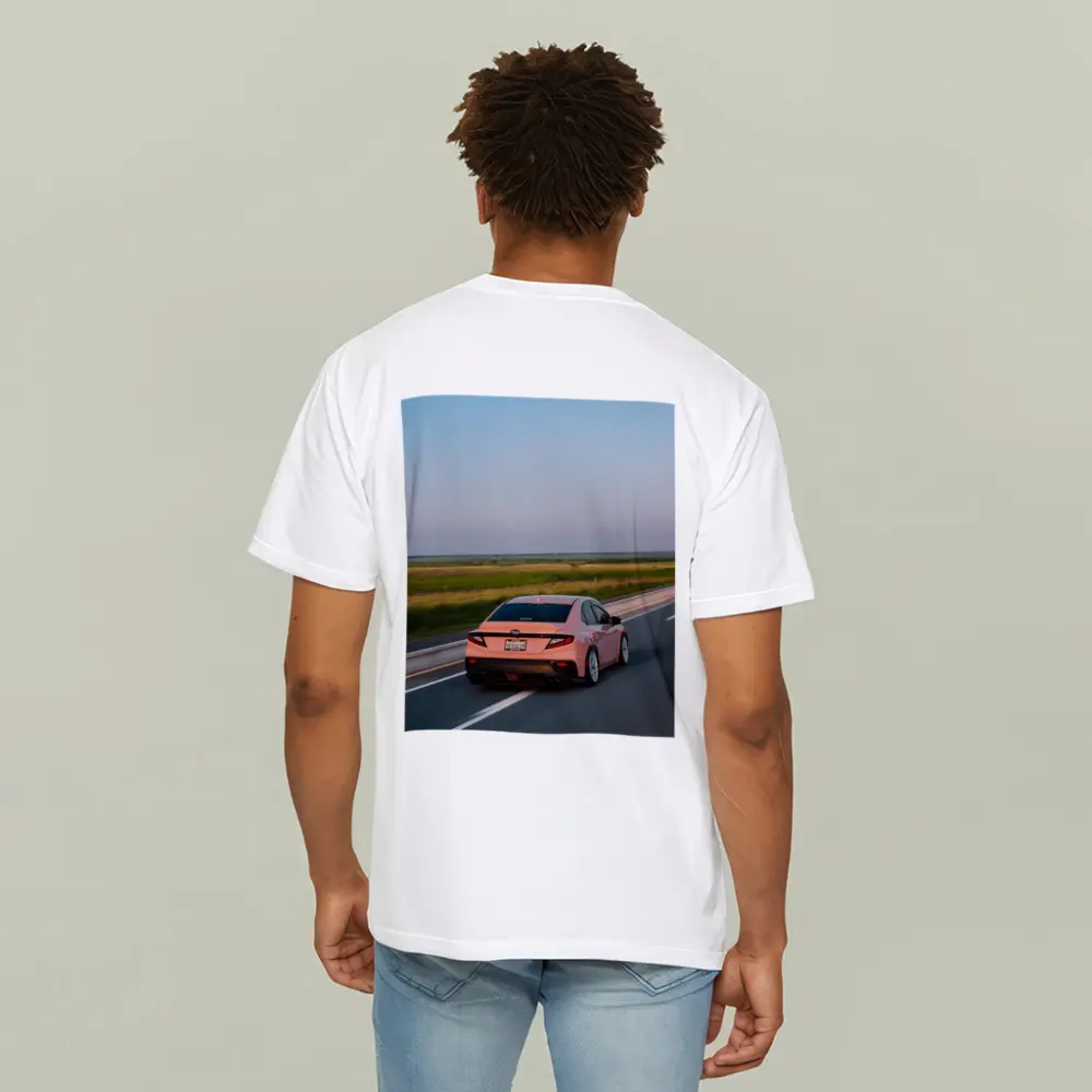 Subaru BRZ Pink Driving Open Highway – T-Shirts