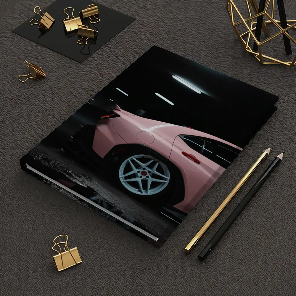 Pink Subaru BRZ Dark Underground Parking Garage – Notebooks