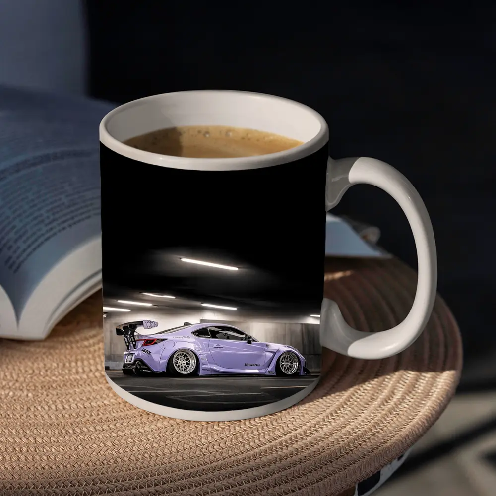 Subaru BRZ Purple Wide Body Underground Parking – Mugs