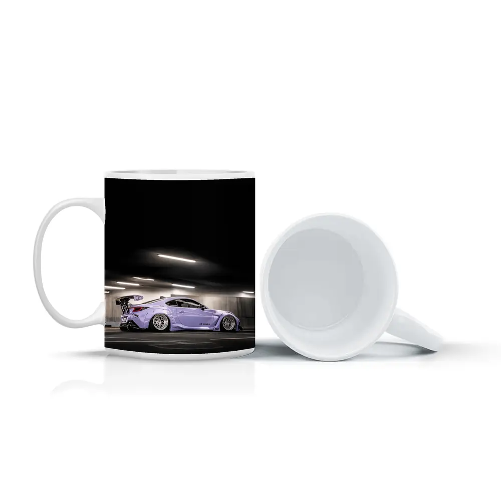 Subaru BRZ Purple Wide Body Underground Parking – Mugs