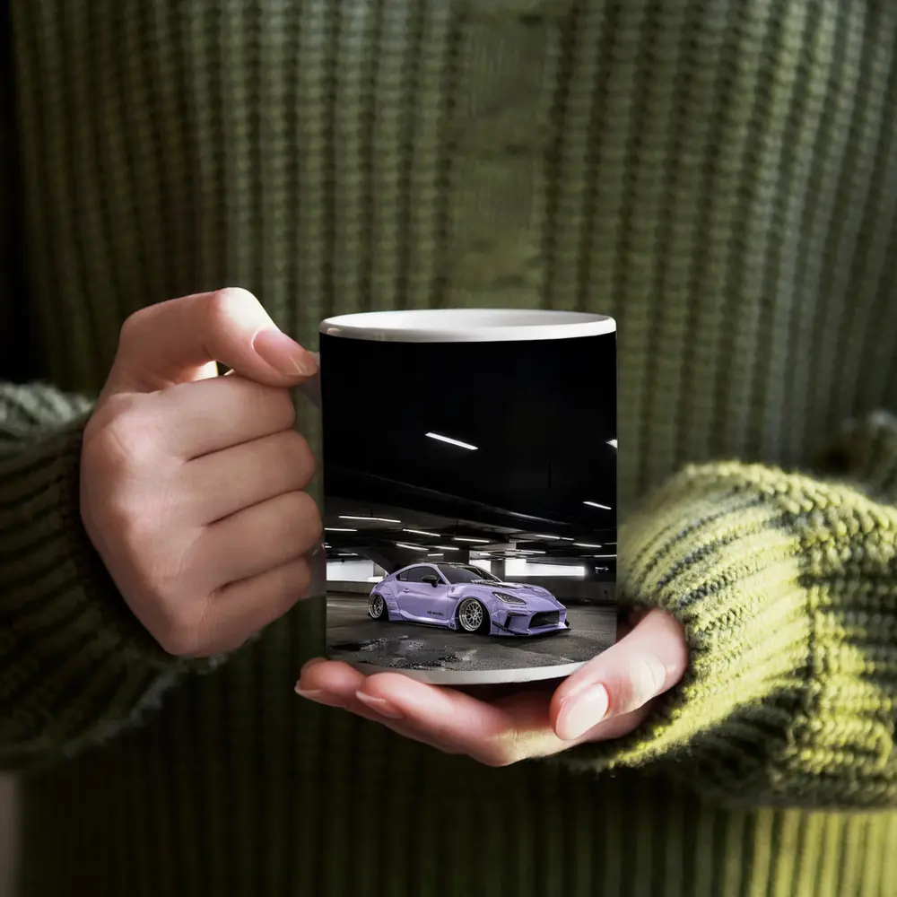 Subaru BRZ Purple Widebody Underground Parking – Mugs