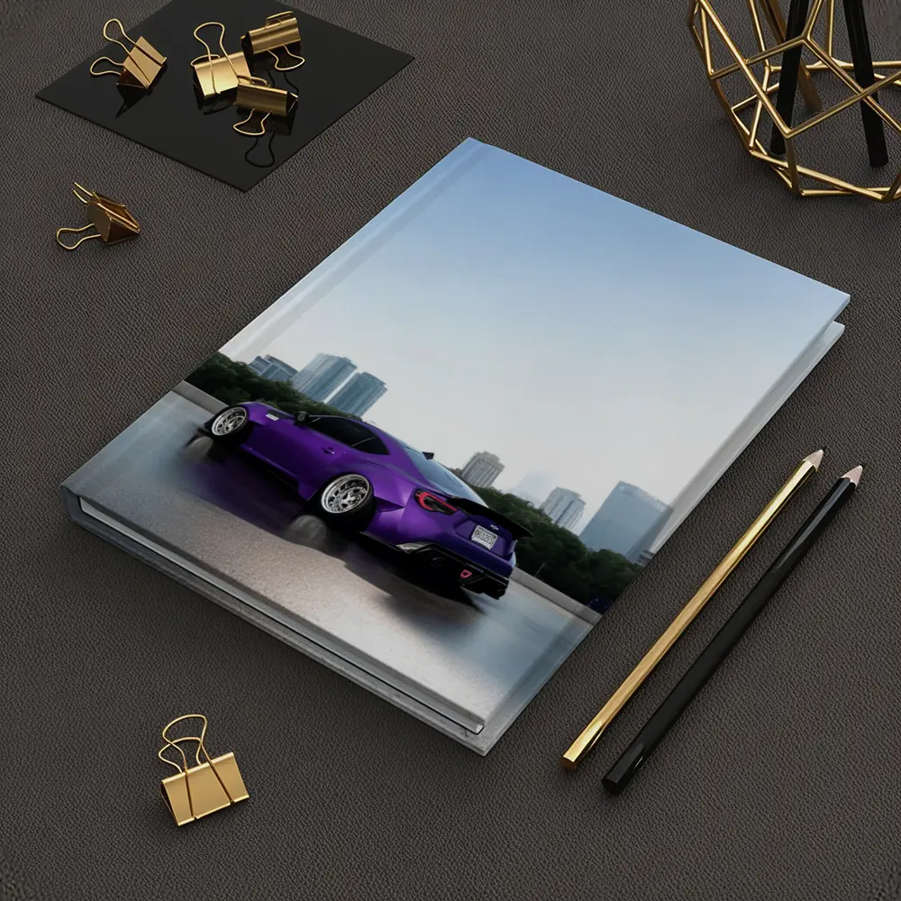 Purple Subaru BRZ Stance City Skyline – Notebooks