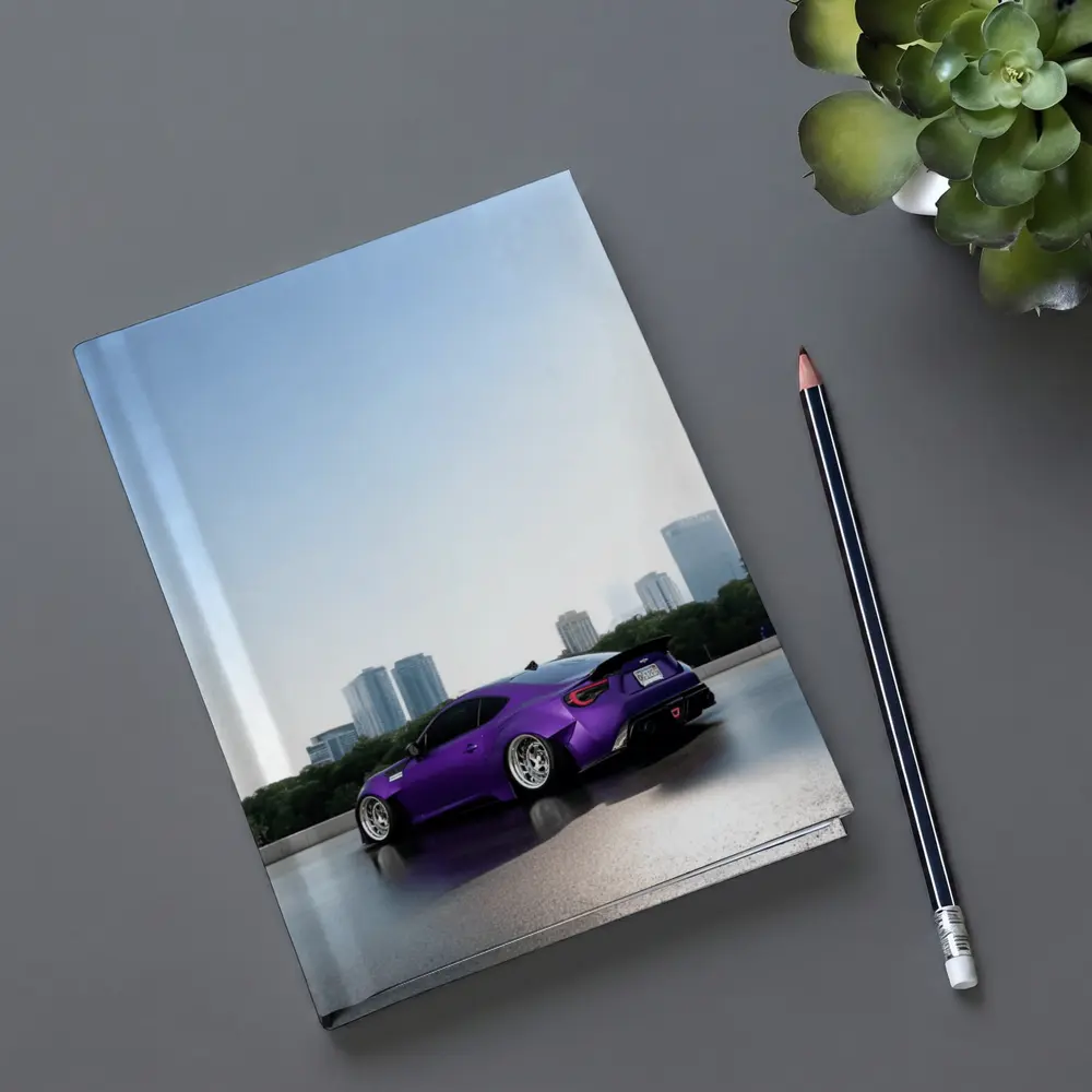Purple Subaru BRZ Stance City Skyline – Notebooks