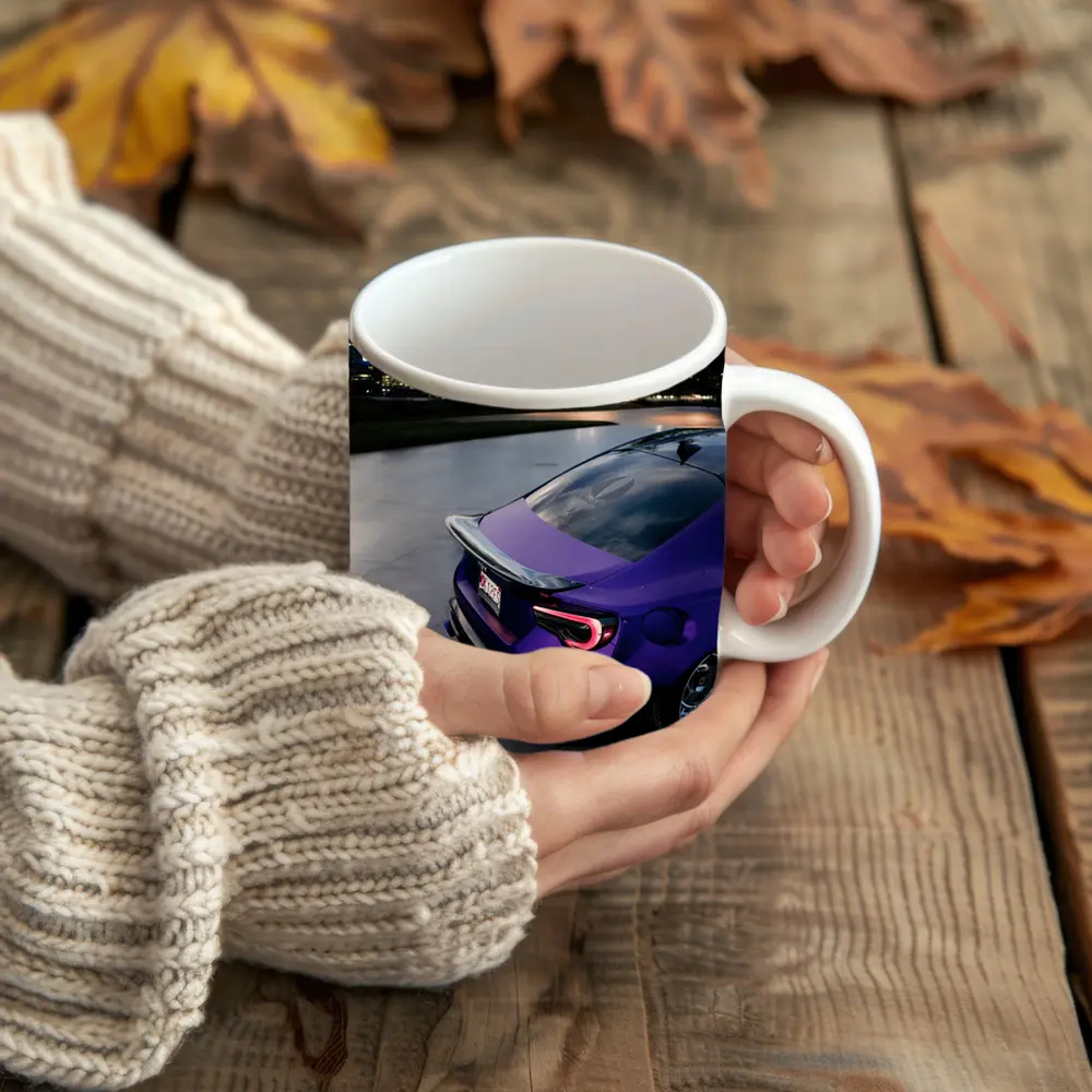 Subaru BRZ Purple Stance City Night – Mugs