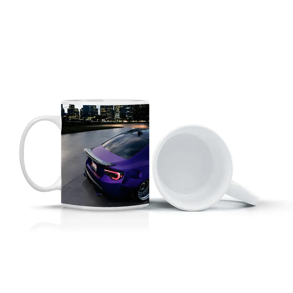 Subaru BRZ Purple Stance City Night – Mugs