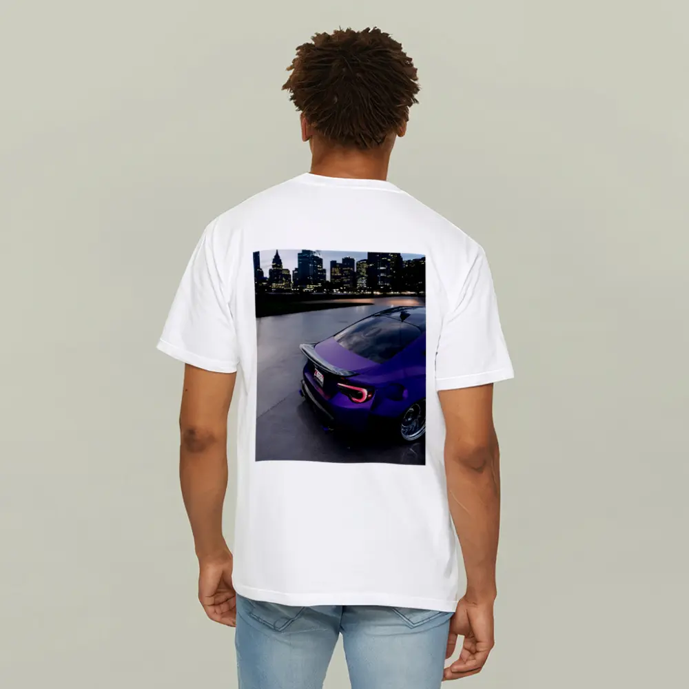 Subaru BRZ Purple Stance City Night – T-Shirts