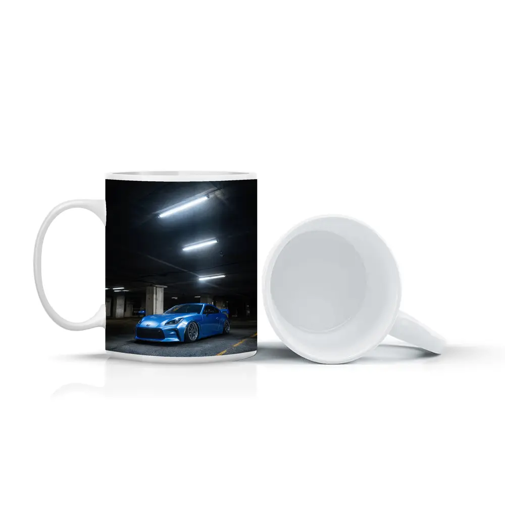 Subaru BRZ Blue Stance Underground Parking Garage – Mugs
