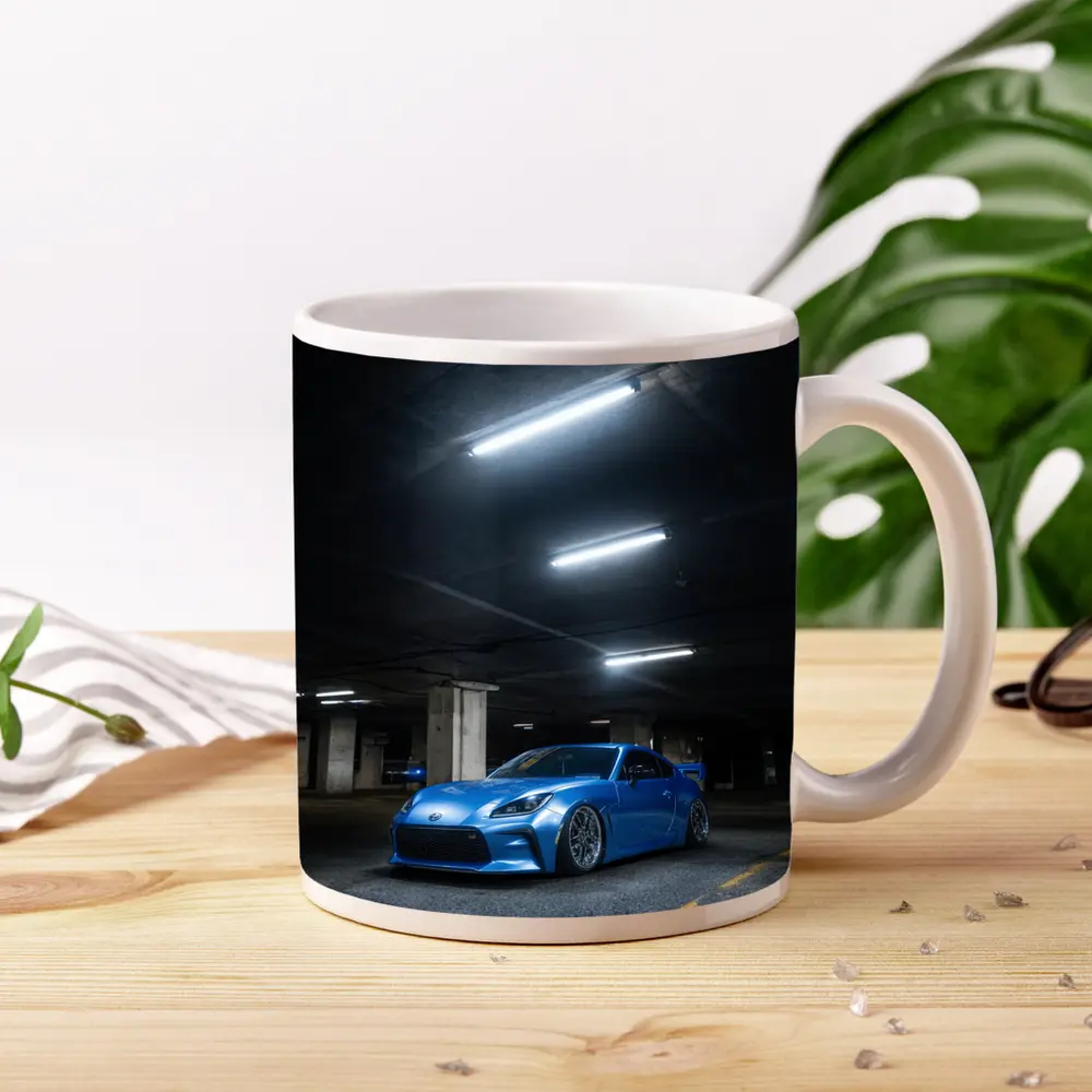 Subaru BRZ Blue Stance Underground Parking Garage – Mugs