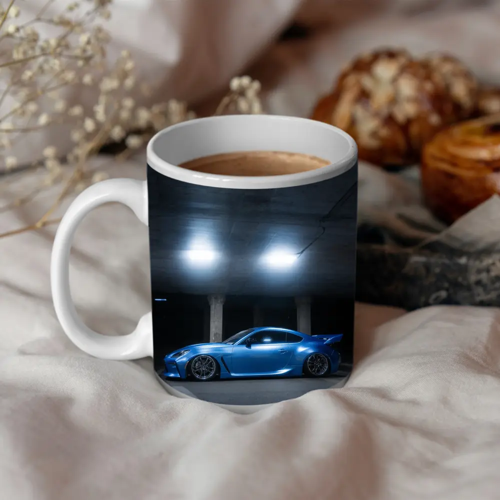 Subaru BRZ Blue Underground Parking Garage – Mugs