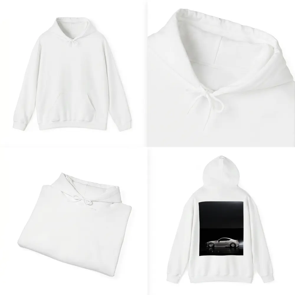 Subaru BRZ White Slammed Dark Studio – Hoodies