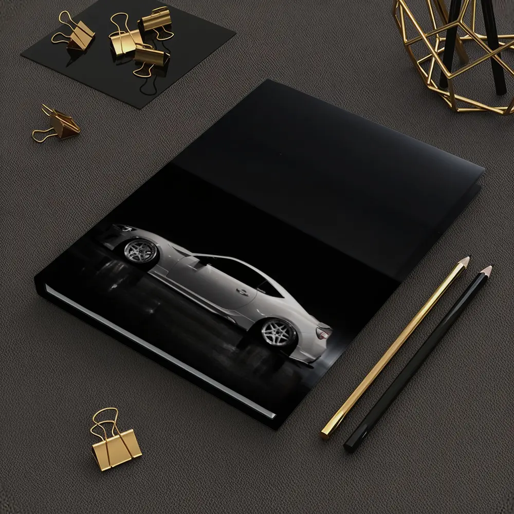 Subaru BRZ White Slammed Dark Studio – Notebooks
