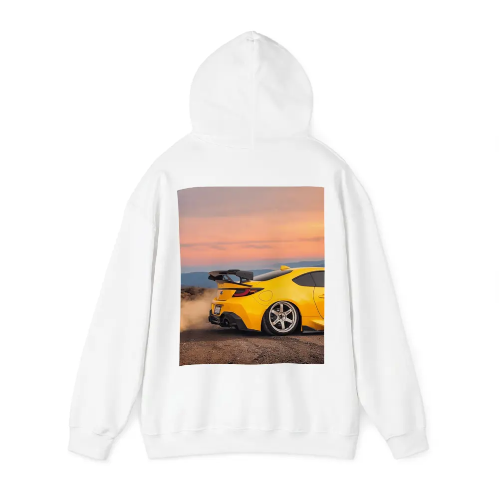 Subaru BRZ Yellow Stance Desert Sunset – Hoodies