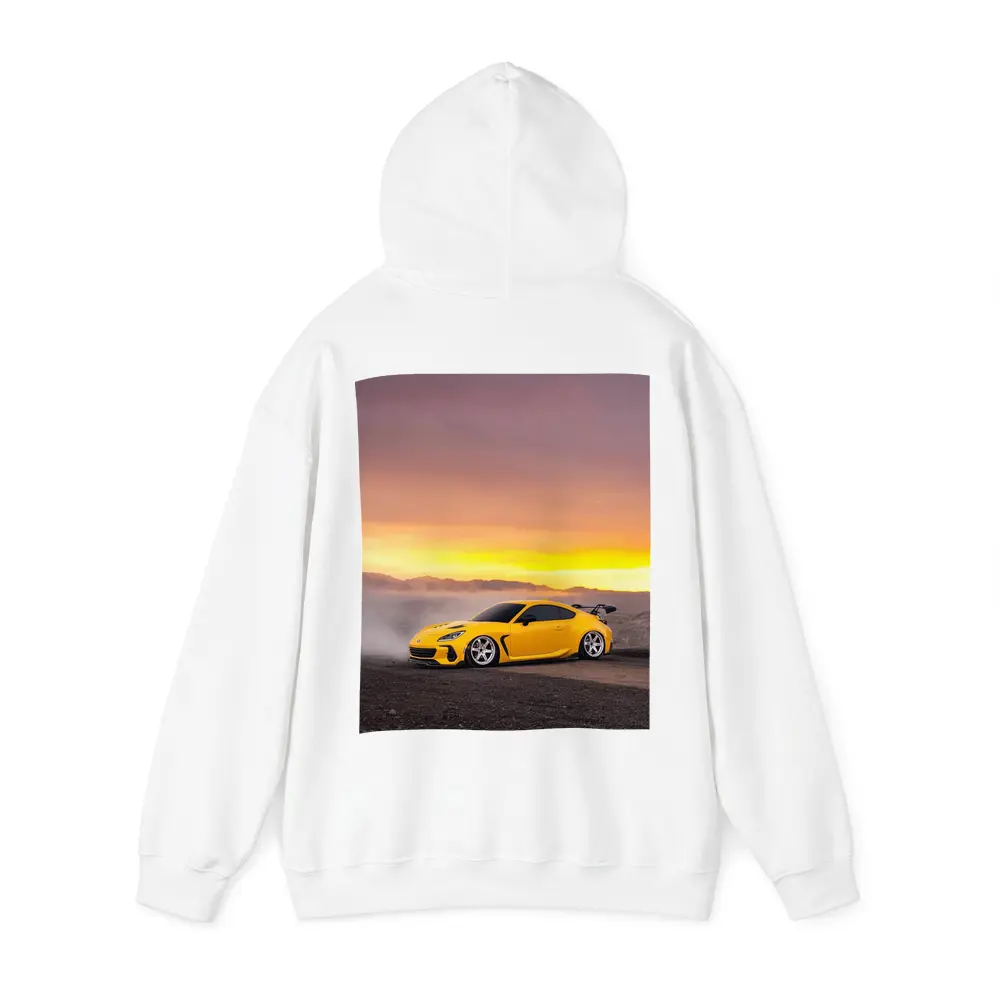 Subaru BRZ Yellow Wide Body Desert Sunset – Hoodies