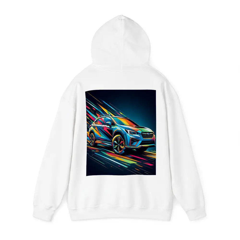 Subaru Crosstrek Colorful Abstract Speed Art – Hoodies