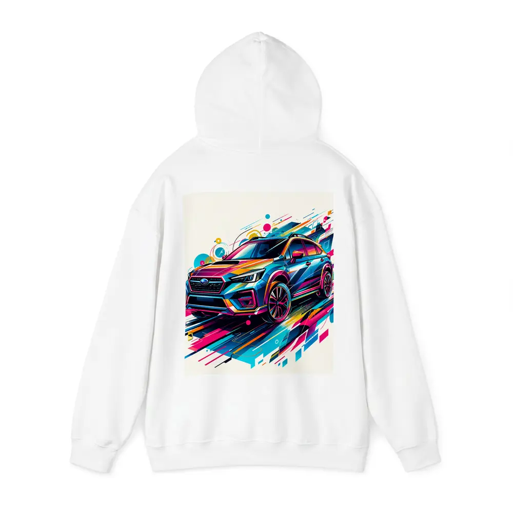 Subaru Crosstrek Colorful Abstract Art Style – Hoodies