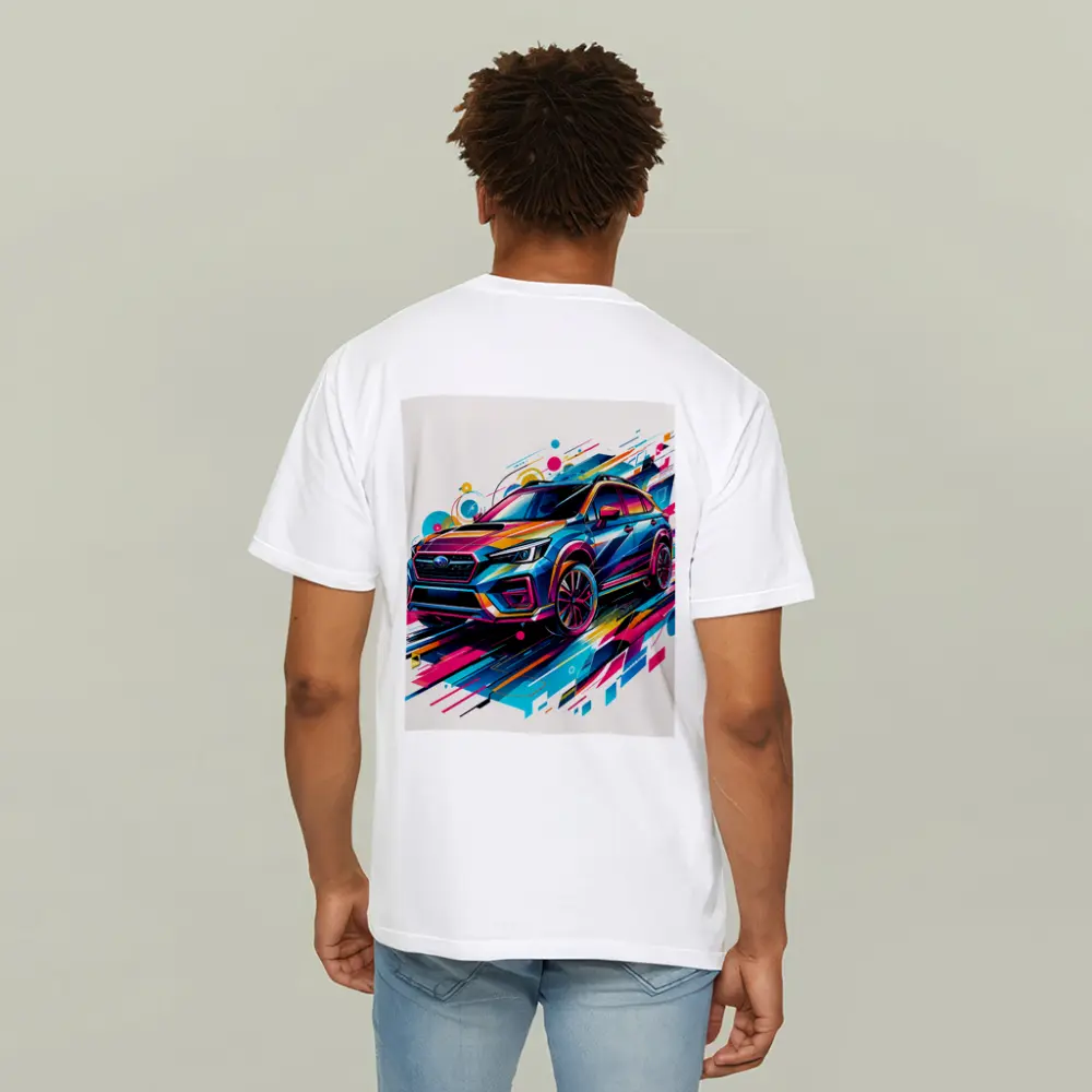 Subaru Crosstrek Colorful Abstract Art Style – T-Shirts
