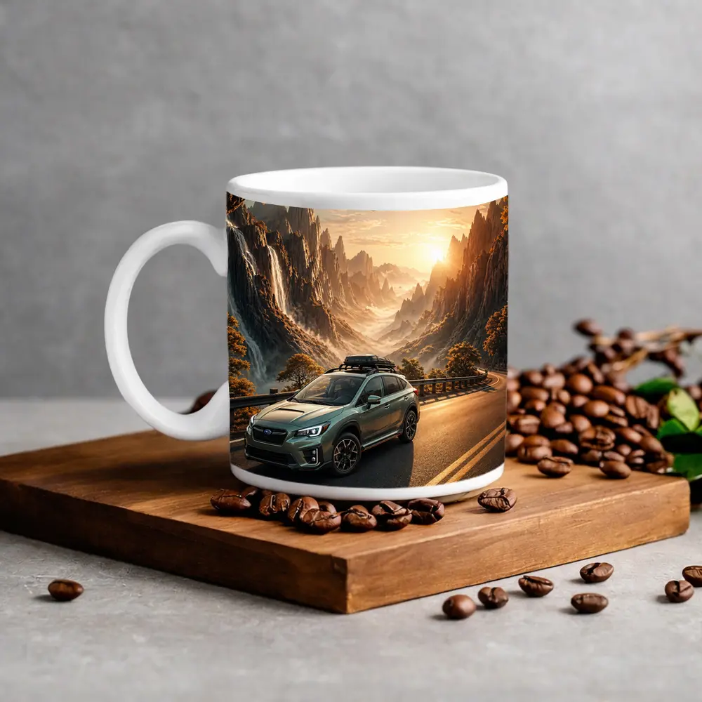 Subaru Crosstrek XV Mountain Road Sunset Drive – Mugs