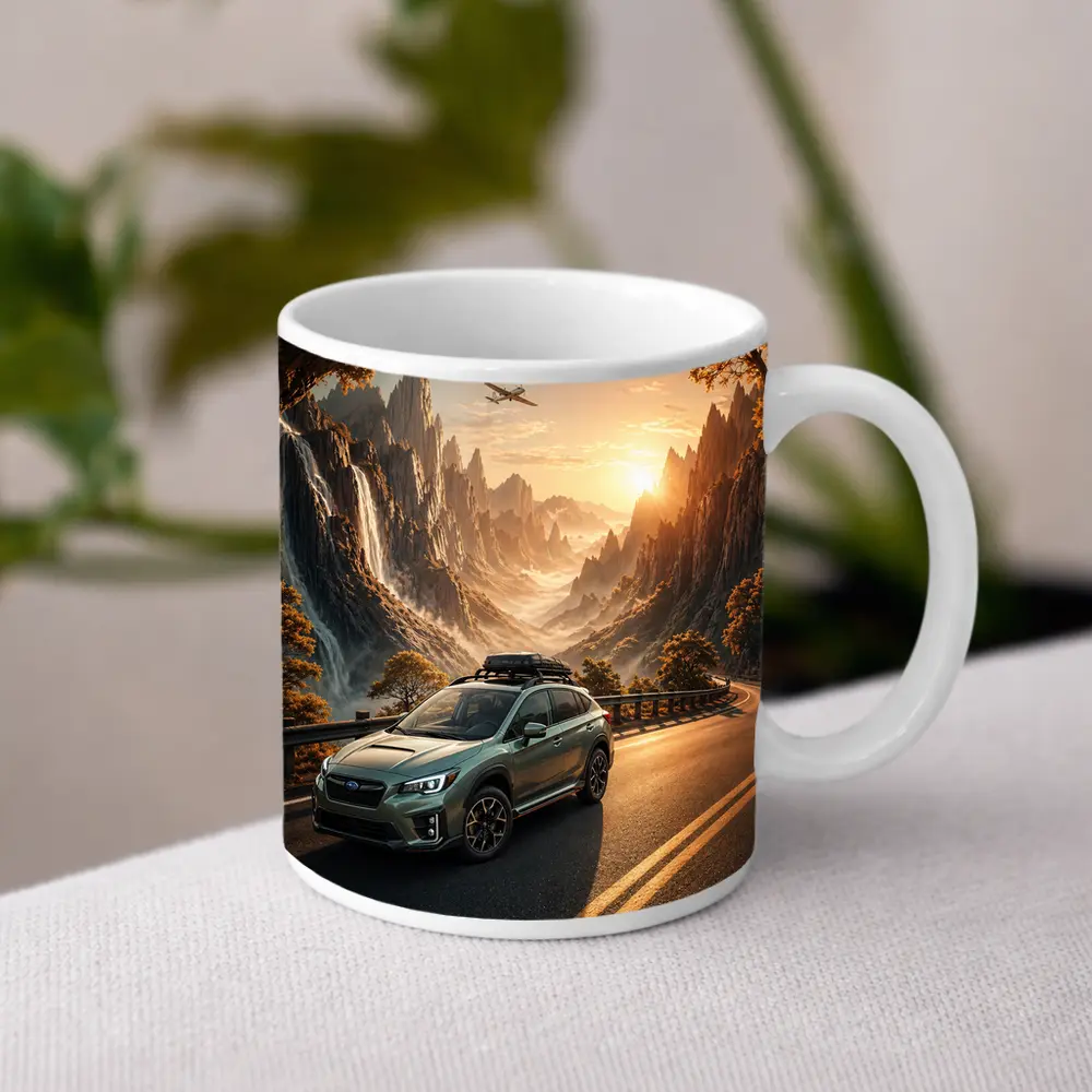 Subaru Crosstrek XV Mountain Road Sunset Drive – Mugs