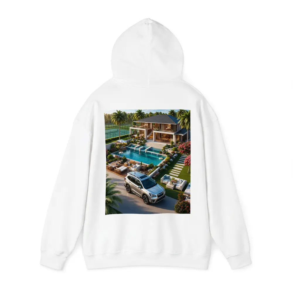 Subaru Forester Parked At Luxury Villa – Hoodies