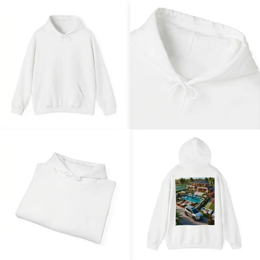 Subaru Forester Parked At Luxury Villa – Hoodies